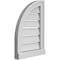 Ekena Millwork Quarter Round Top Left Surface Mount PVC Gable Vent w/ 2"W x 2"P Brickmould Sill Frame, 14"W x 20"H GVPQL14X2003SF - alternate 4